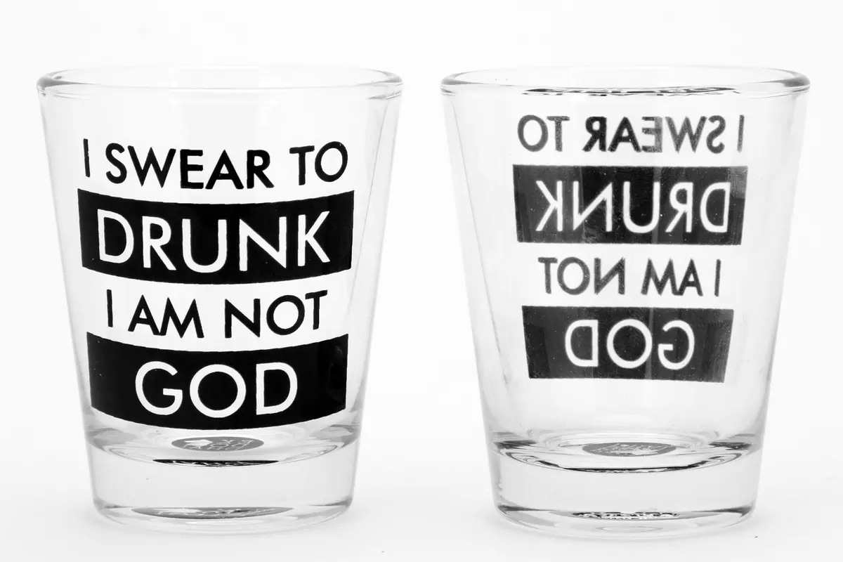 Drunk God Shot Glass (Set Of 2) 1