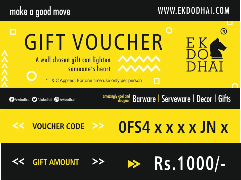 Ek Do Dhai Gift Card 2
