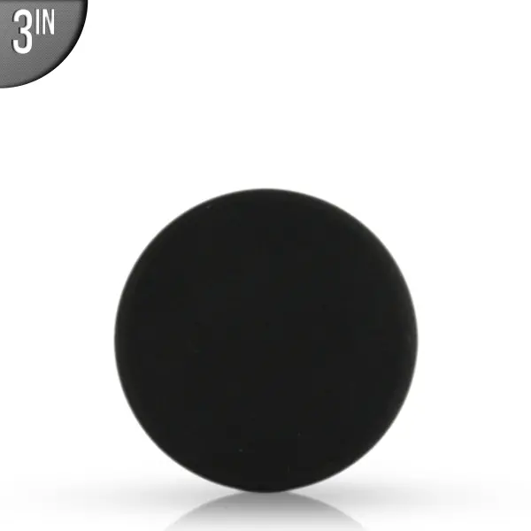 _Lake Country 3.5" Flat Black Foam Pad 1
