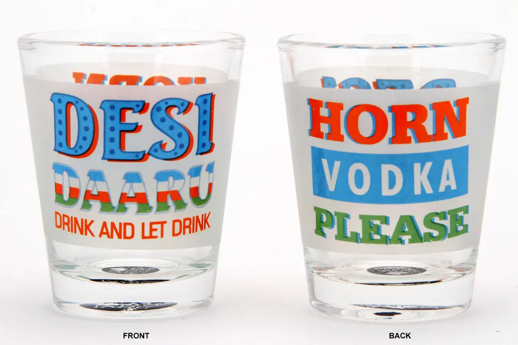 Horn Voka Please Shot Glass (Set Of 2) 1