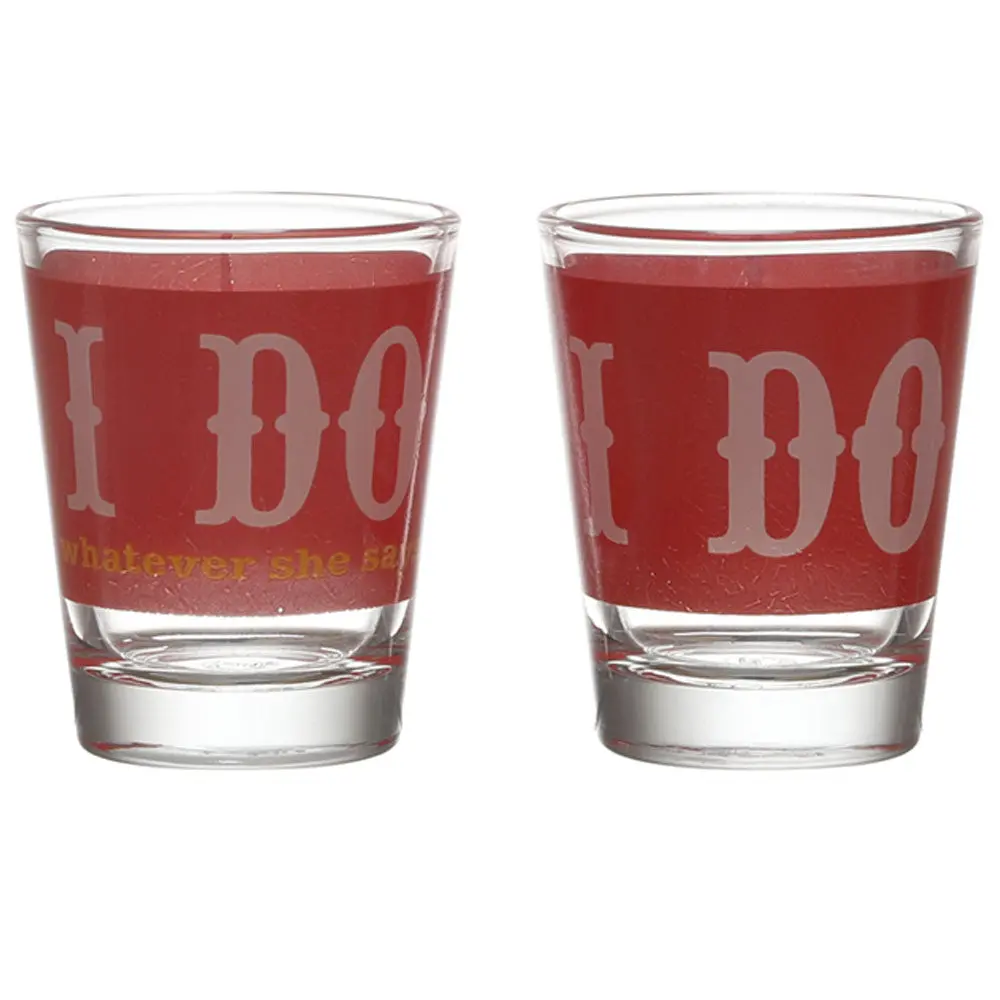 I Do Whatever She Says Shot Glass Set Of 2 1