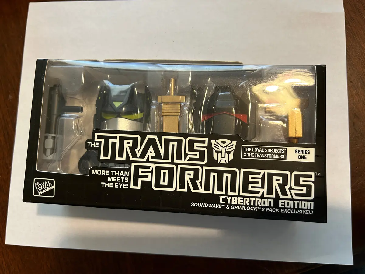 Tf Loyal Subjects Cyberton Edition Soundwave & Grimlock 2-Pack 1