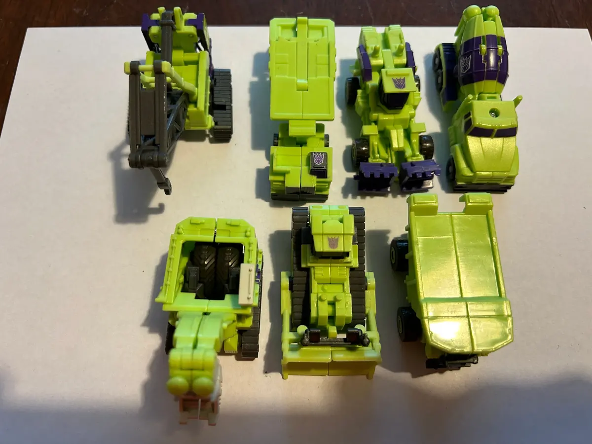 Tf Hftd Devastator G1 Colors Giftset 1