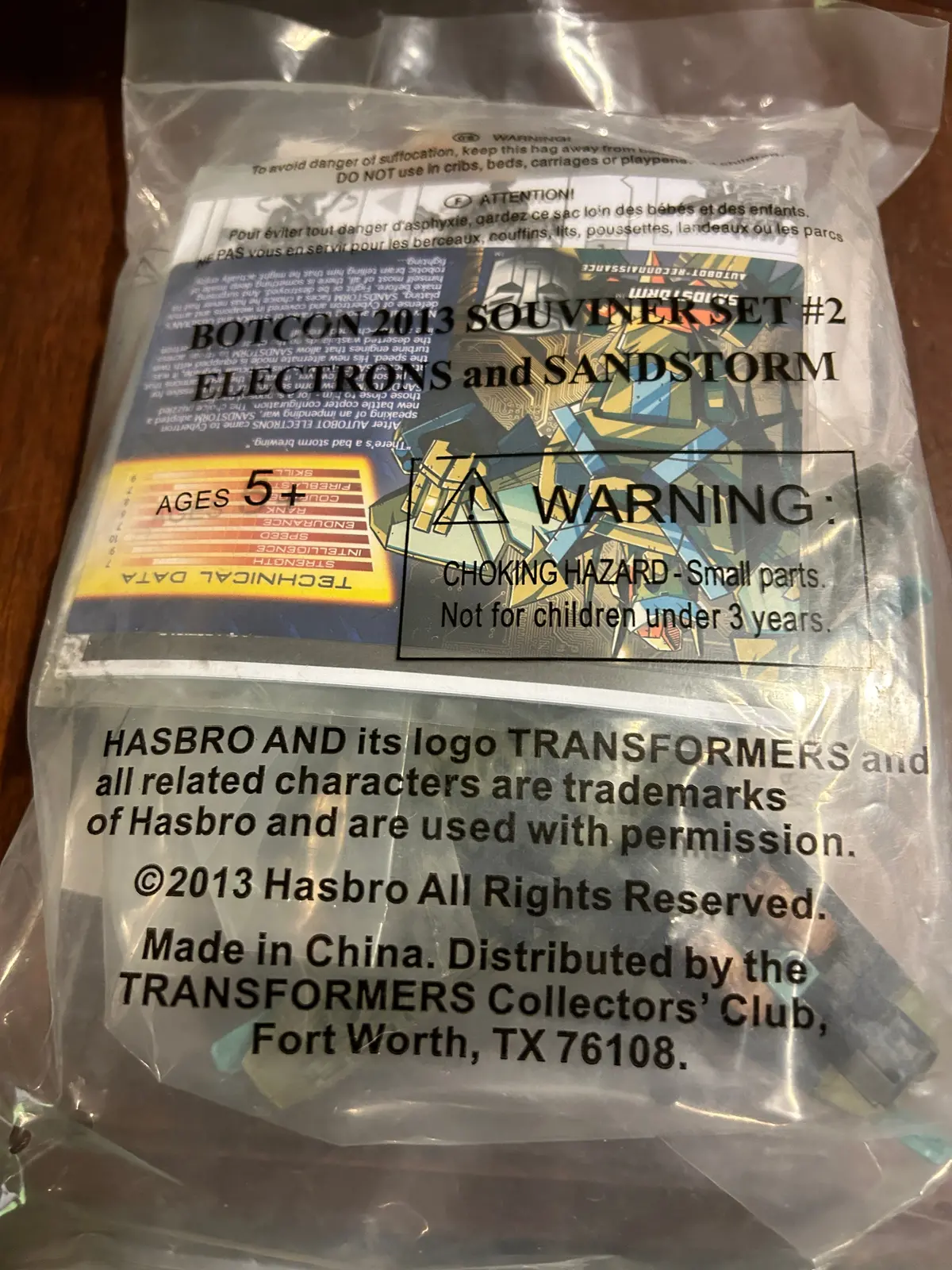 Tf Botcon  / Tfcc 2013 Exclusive Sandstorm & Electrons 2-Pack Sealed 1