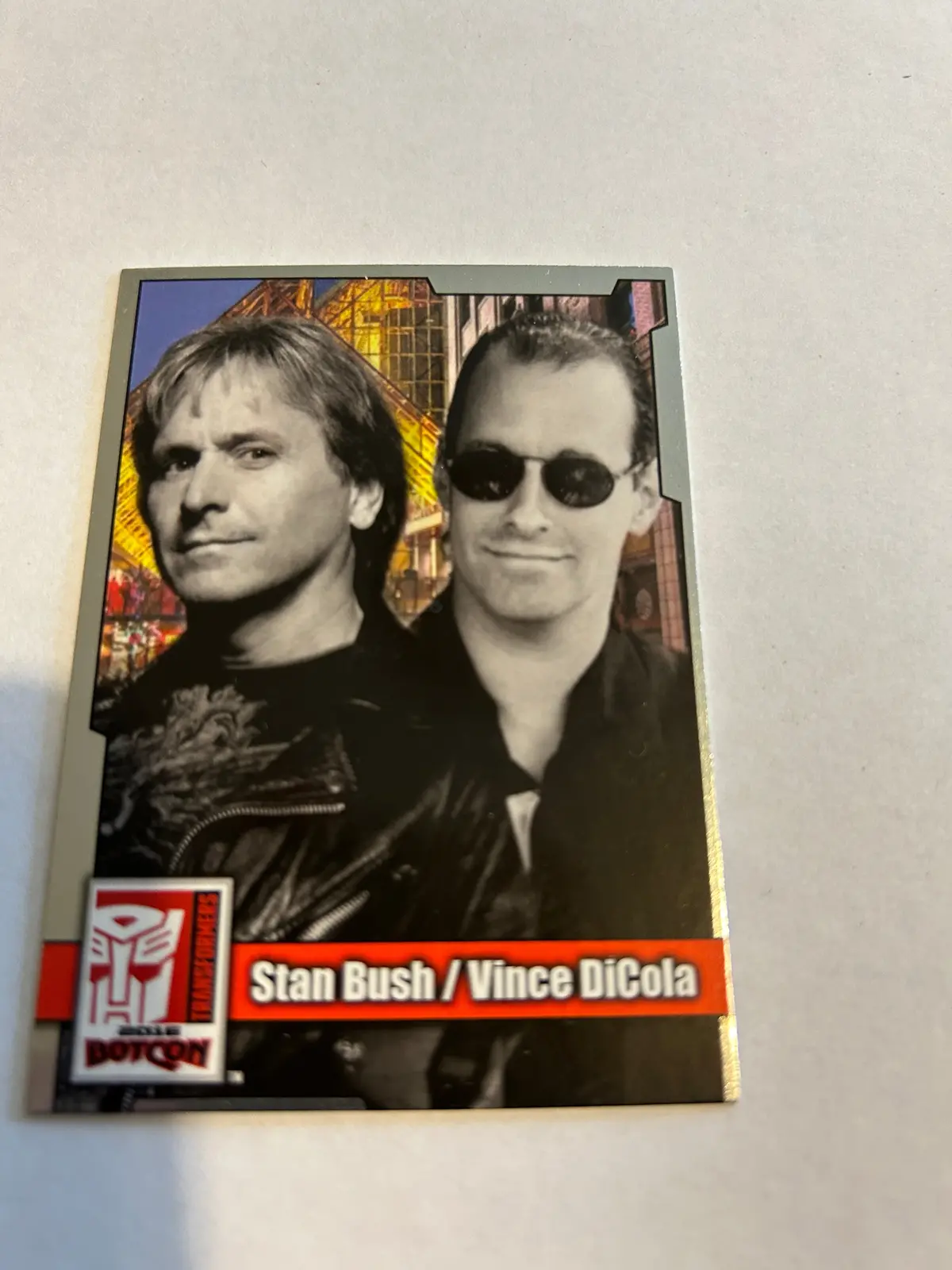 Tf Botcon  / Tfcc 2016 Stan Bush / Vince Dicola Card 1