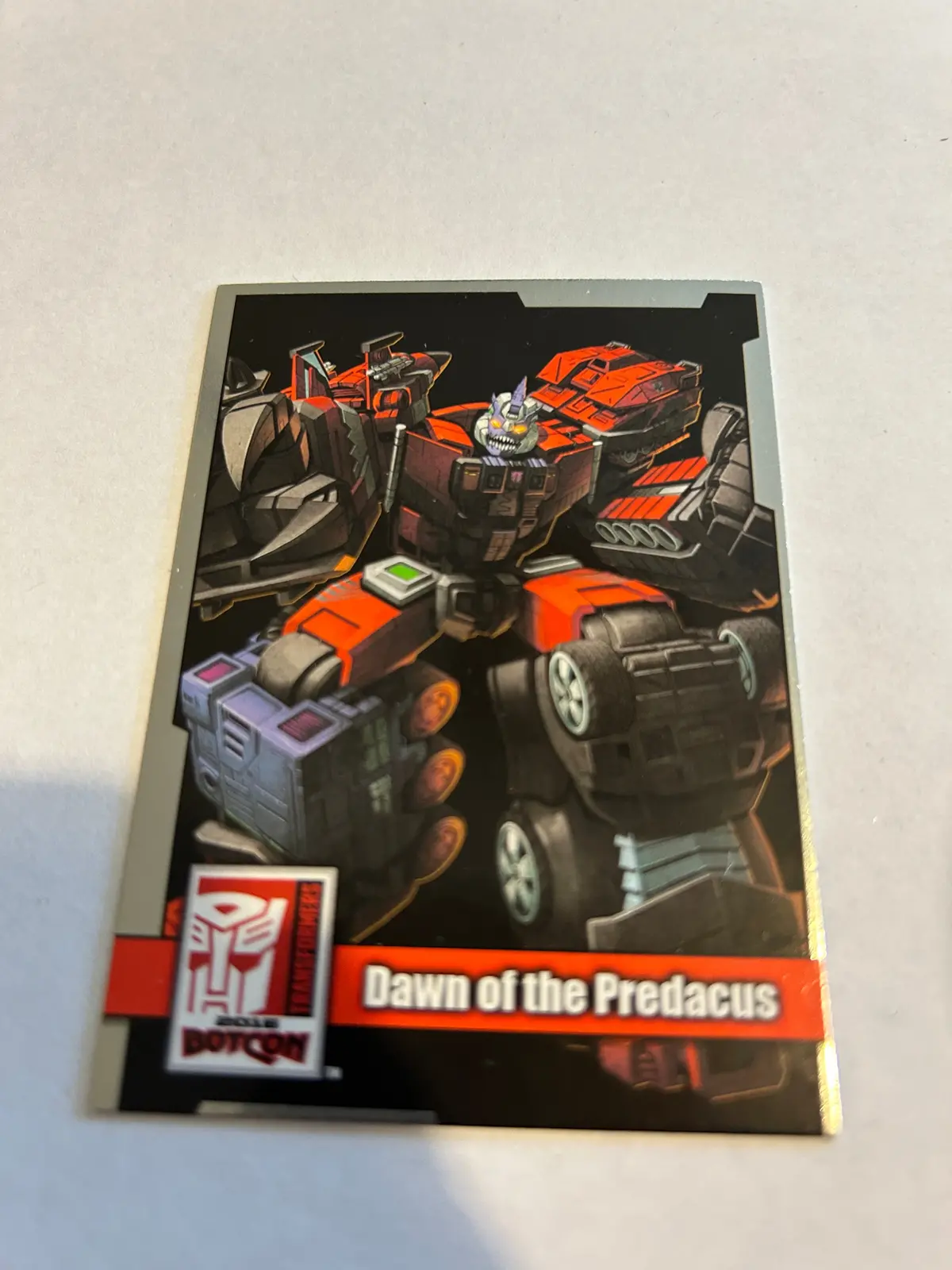 Tf Botcon  / Tfcc 2016 Dawn Of The Predacus Card 1