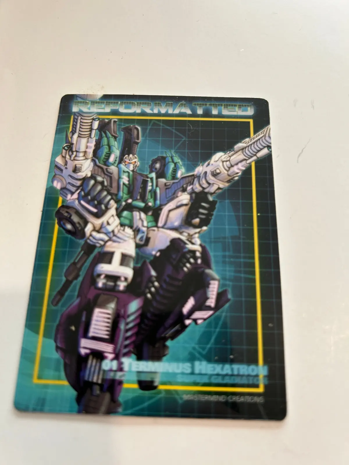 3Rd Party Bio Card / Tech Spec - Terminus Hexatron 1