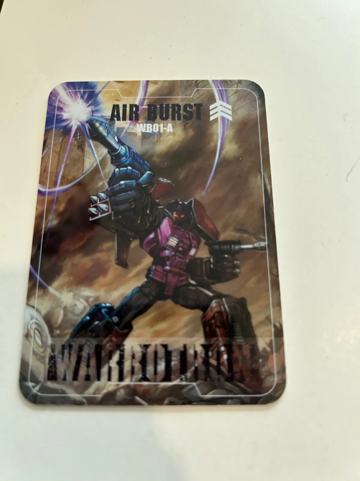 3Rd Party Bio Card / Tech Spec - Air Burst 1