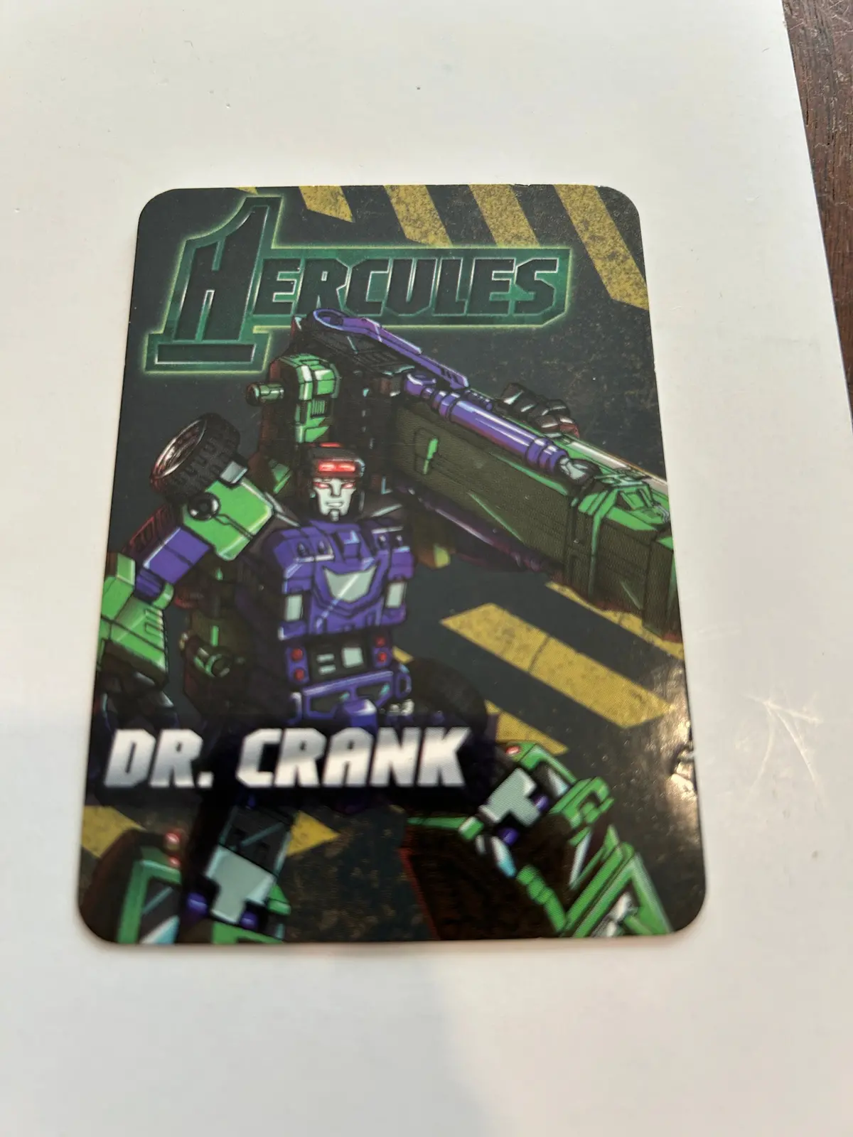 3Rd Party Bio Card / Tech Spec - Dr. Crank 1