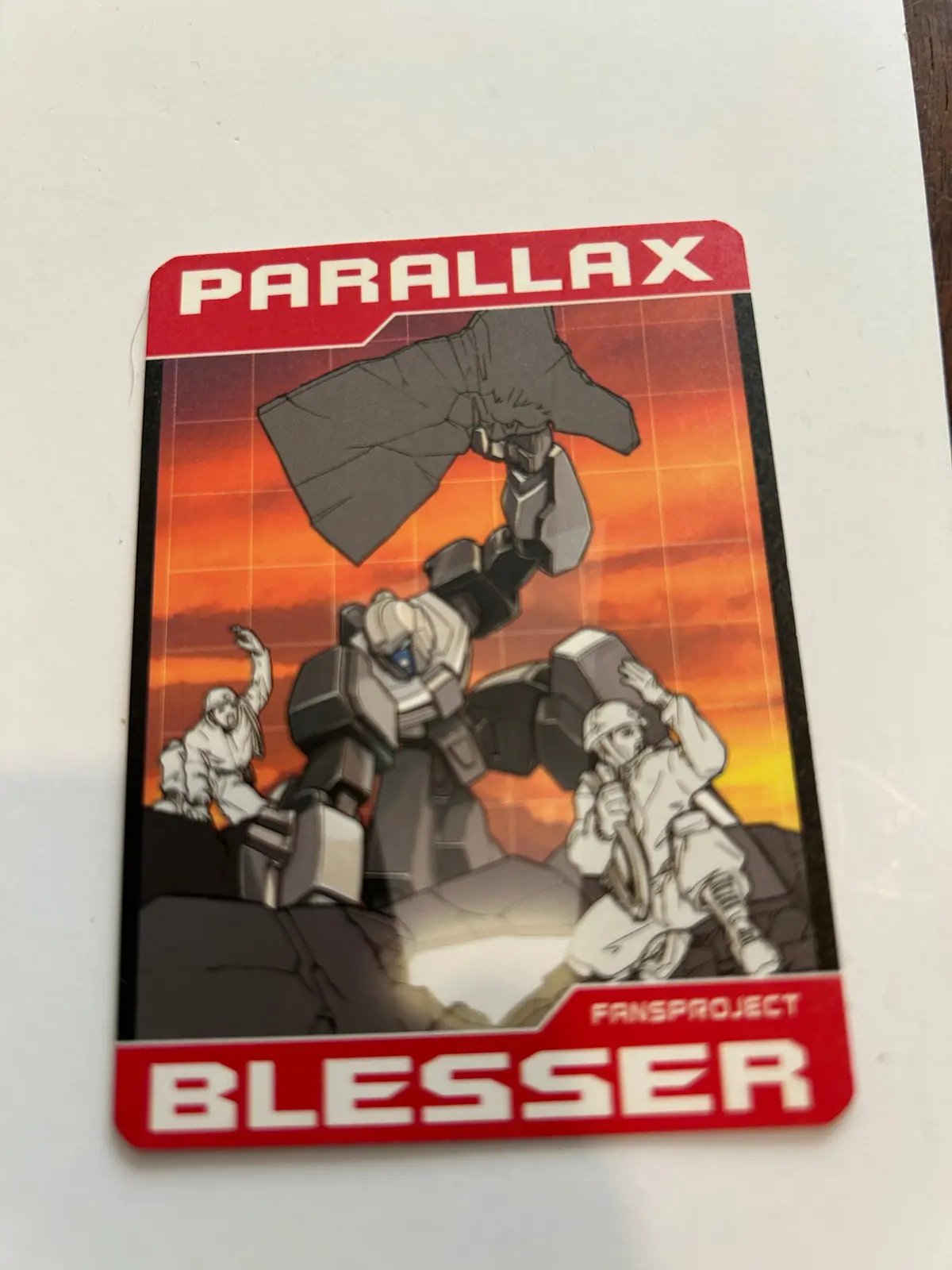 3Rd Party Bio Card / Tech Spec - Blesser 1