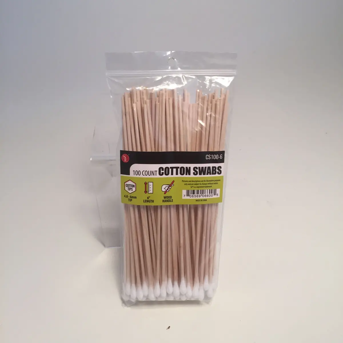 Cotton Swabs- 6" 1
