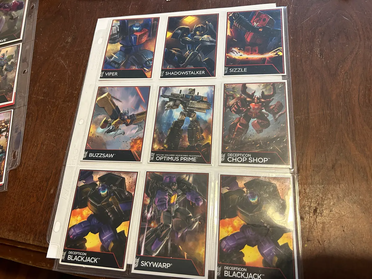 Tf Combiner Wars Trading Card Lot 1