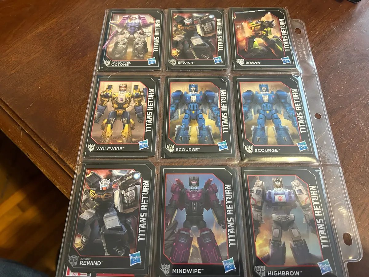 Tf Titans Return Trading Card Lot 1