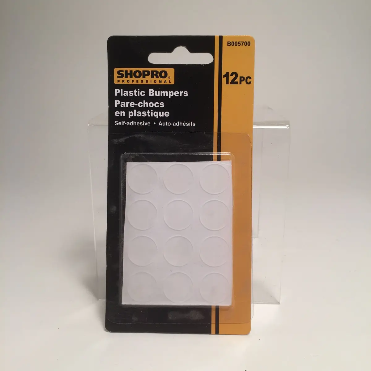 Plastic Bumpers - Clear - 12 Pack 1