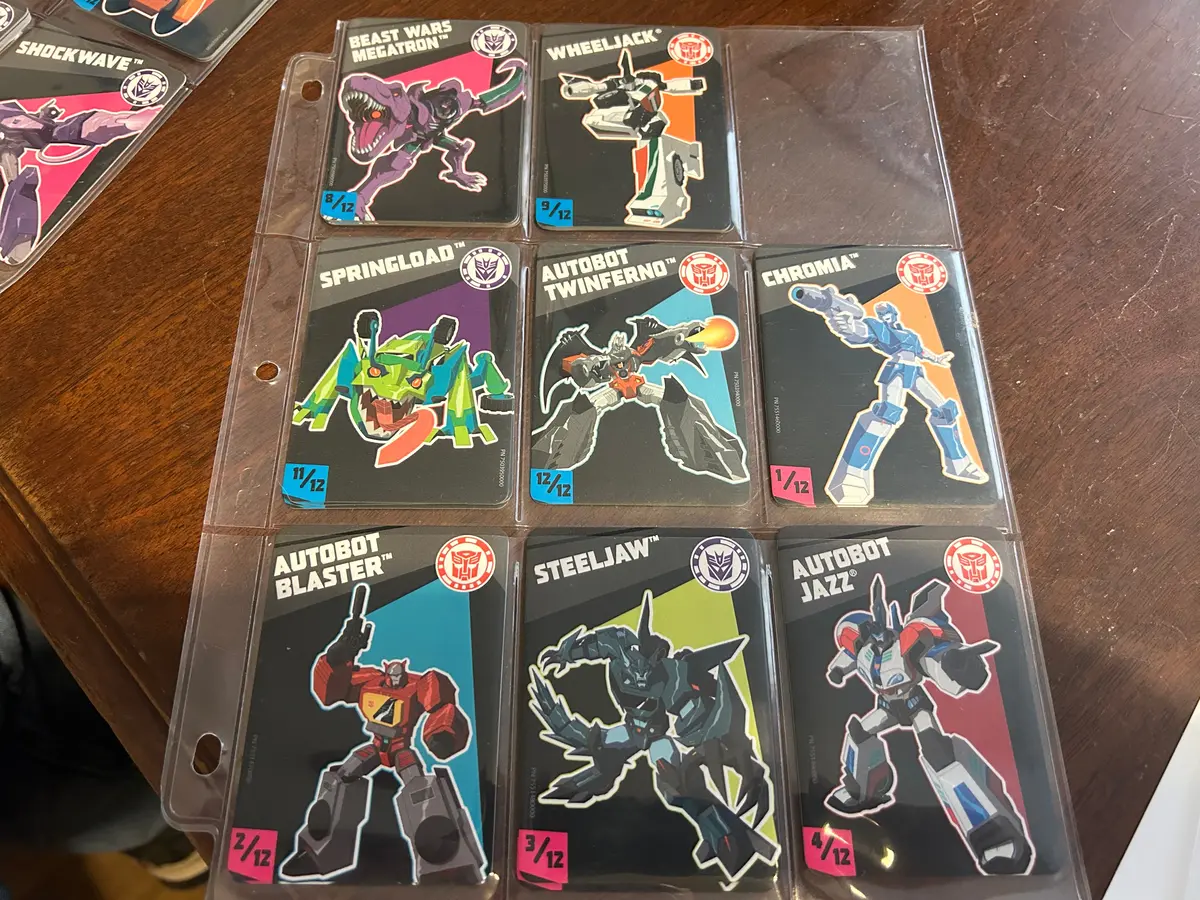Tf Tiny Titans Trading Card Lot 1