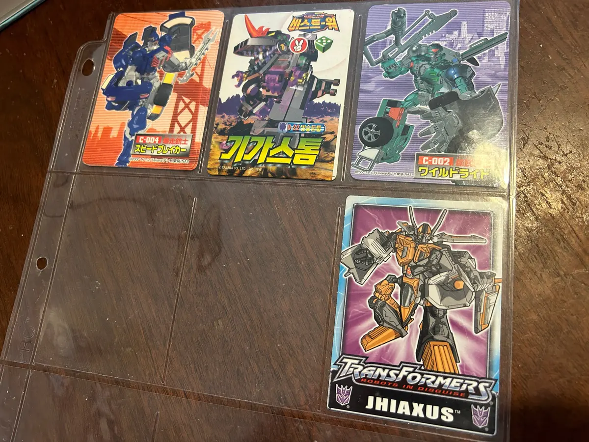 Tf Car Robots / Rid2001 Card Lot 1