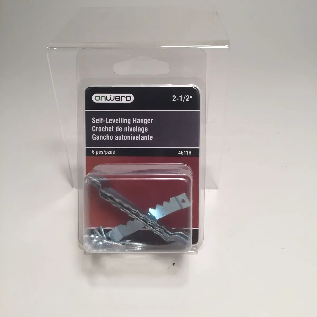 Picture Hanger - Self Leveling - 2.5" - 6Pk 1