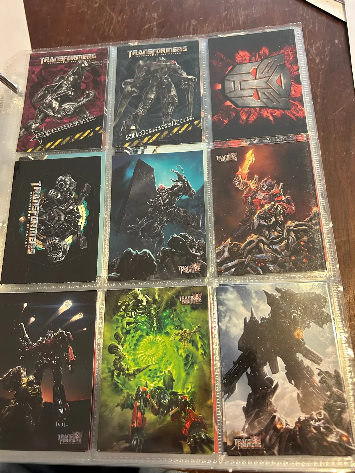 Tf Movie 2 Rotf Card Lot 1