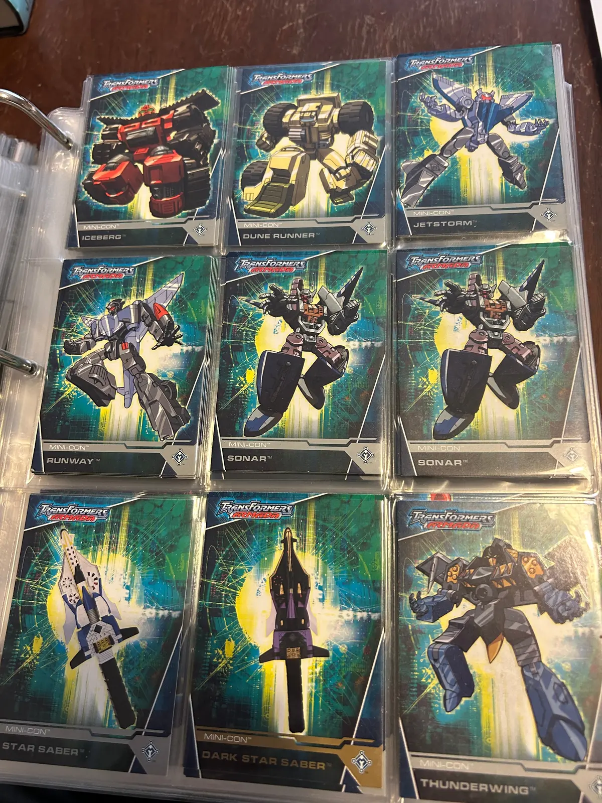 Tf Armada Card Lot - Silver Trim Incomplete 1
