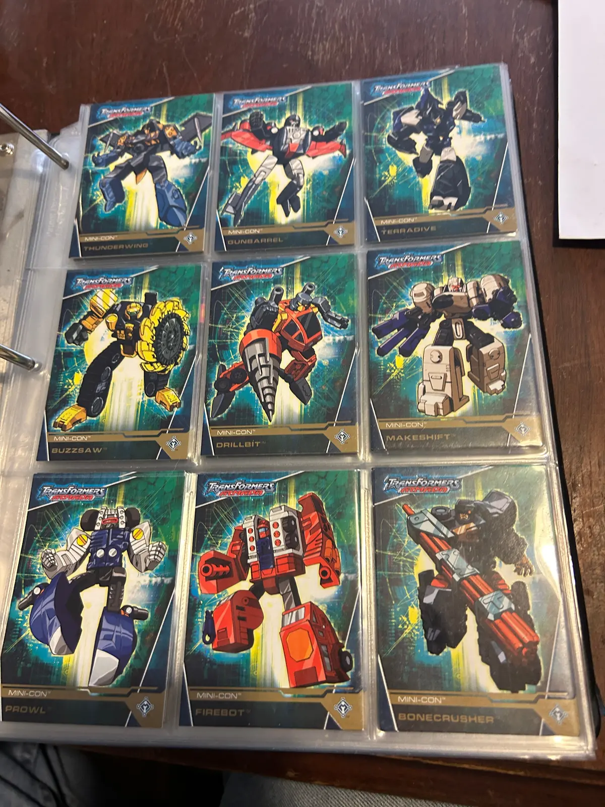 Tf Armada Card Lot - Gold Trim Incomplete 1