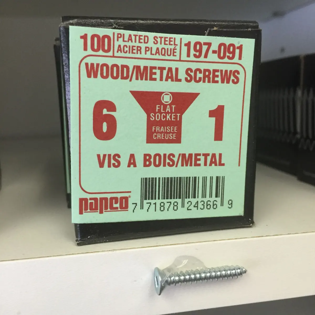 Screws - #6 - 1" - 100Pk 1