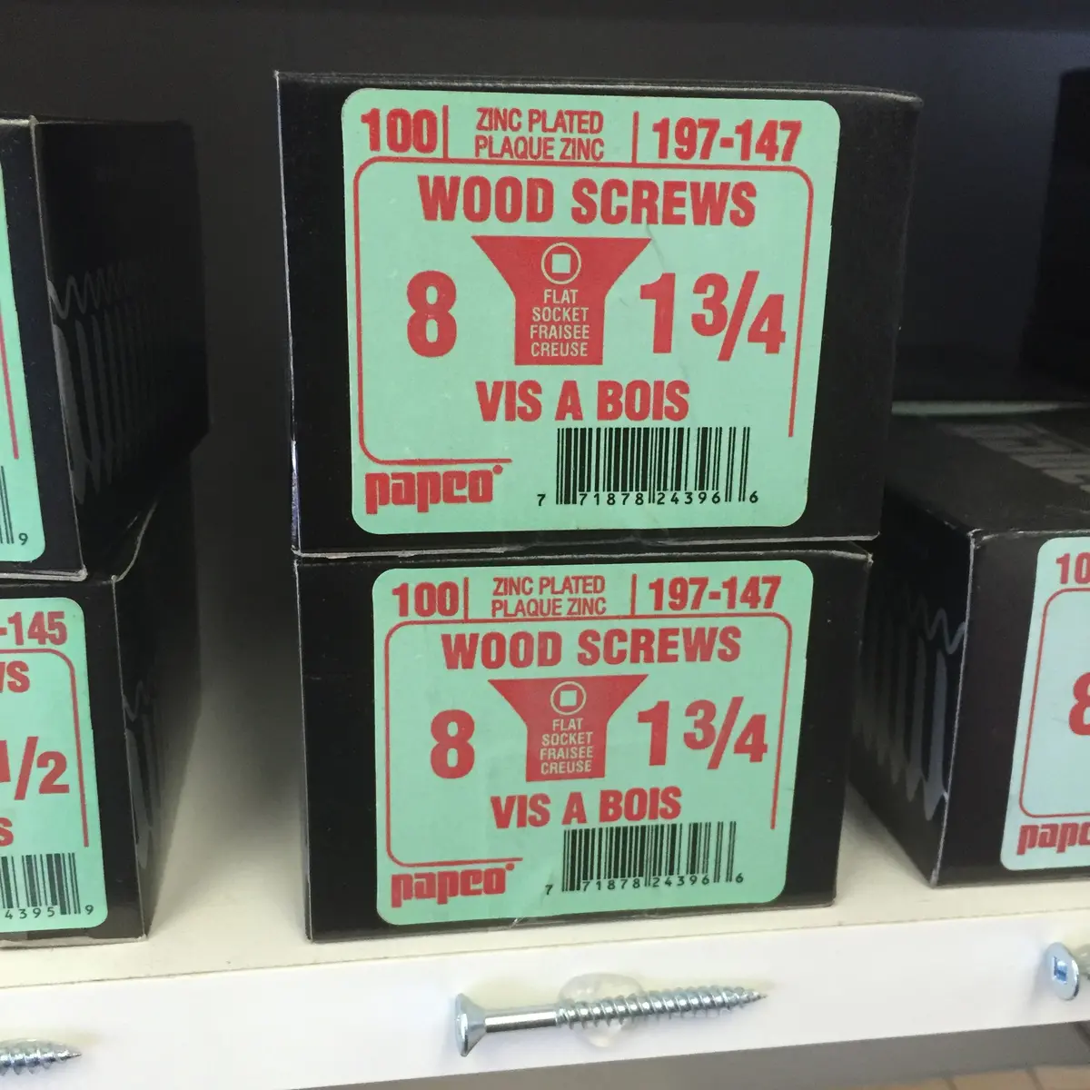 Screws - #8 - 1 3/4" - 100Pk 1