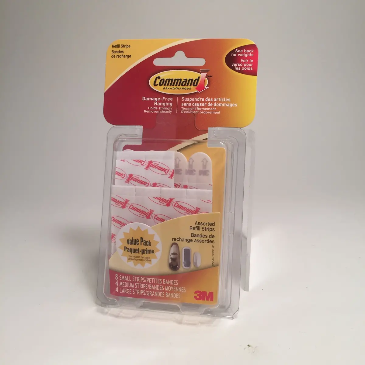 3M Command - Adhesive Strip Refill Value Pack 1