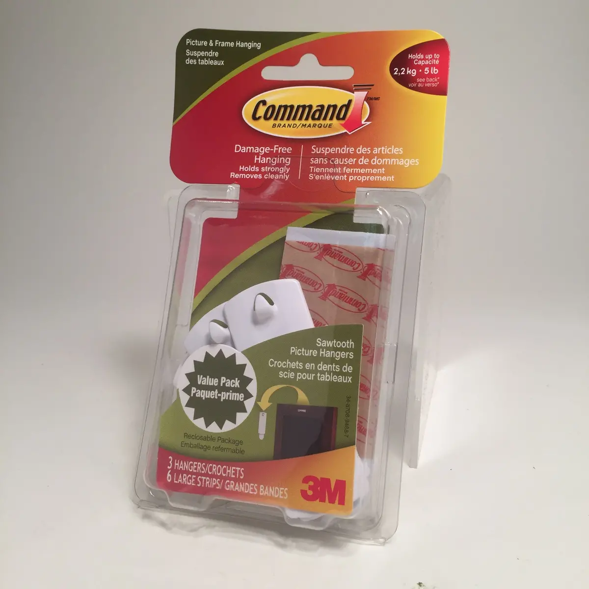 Command Hook - Sawtooth Hanger Multipack 1