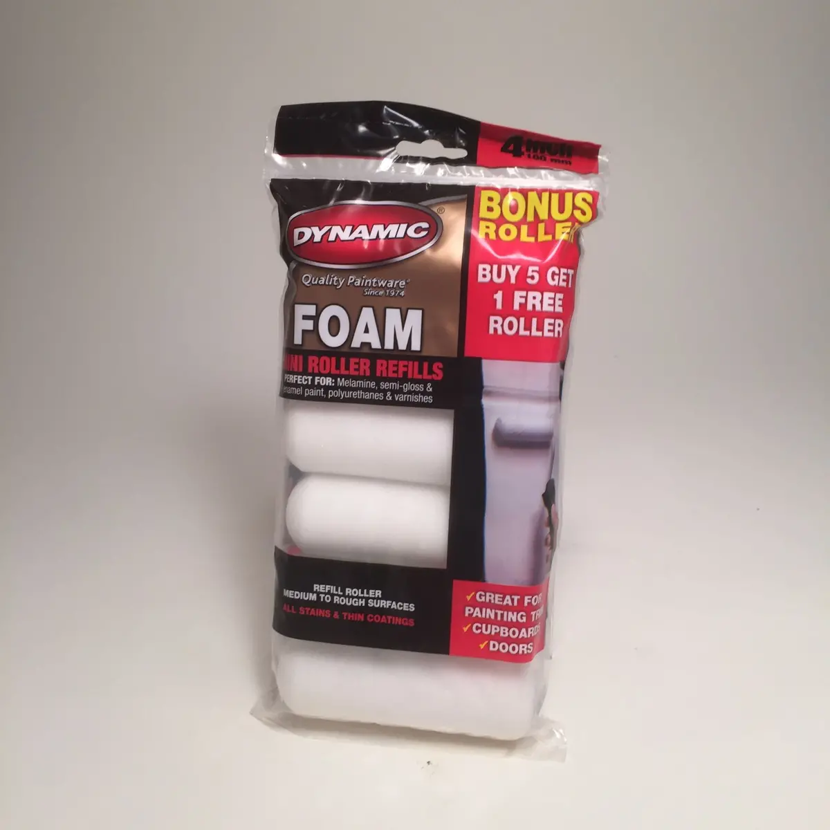 Mini Foam Roller - Refill Pack - 4" X 6 1
