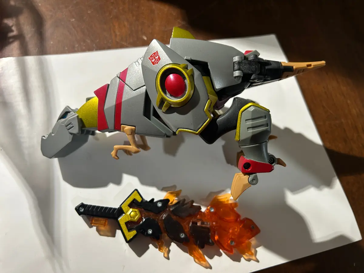 Tf Animated Takara Japanese Grimlock Voyager Ta17 1