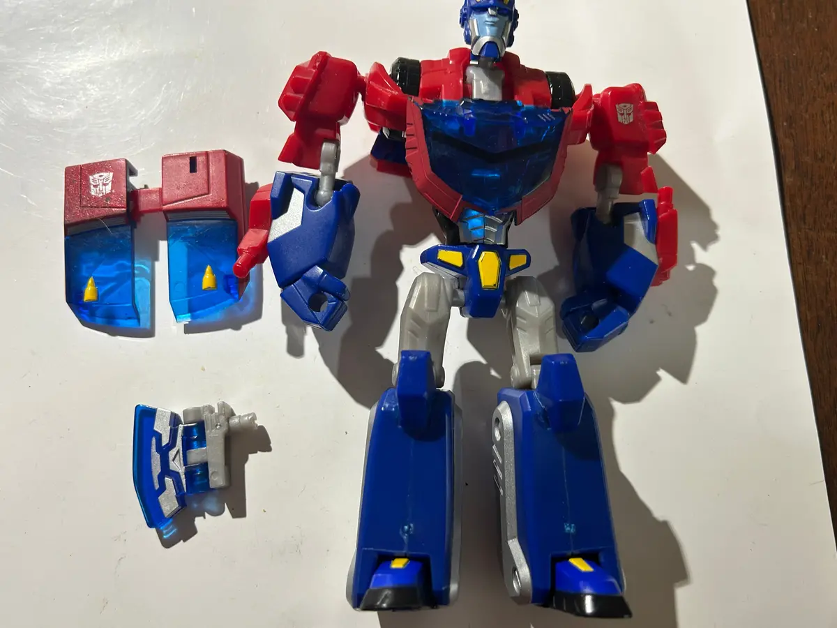 Tf Animated Optimus Prime Cybertron Mode Deluxe Incomplete 1