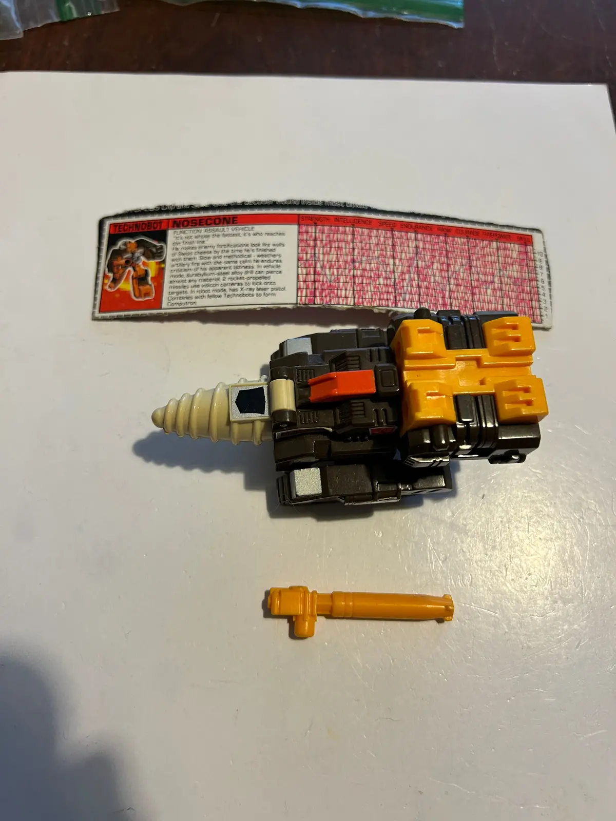 Tf G1 Nosecone Incomplete 1