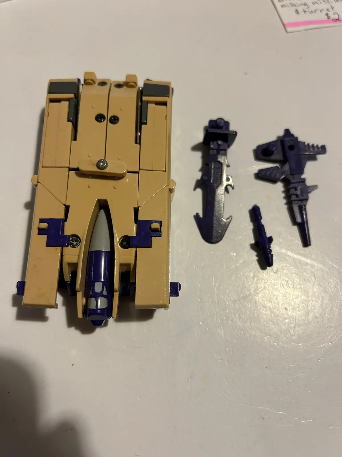 Tf G1 Blitzwing Incomplete 1