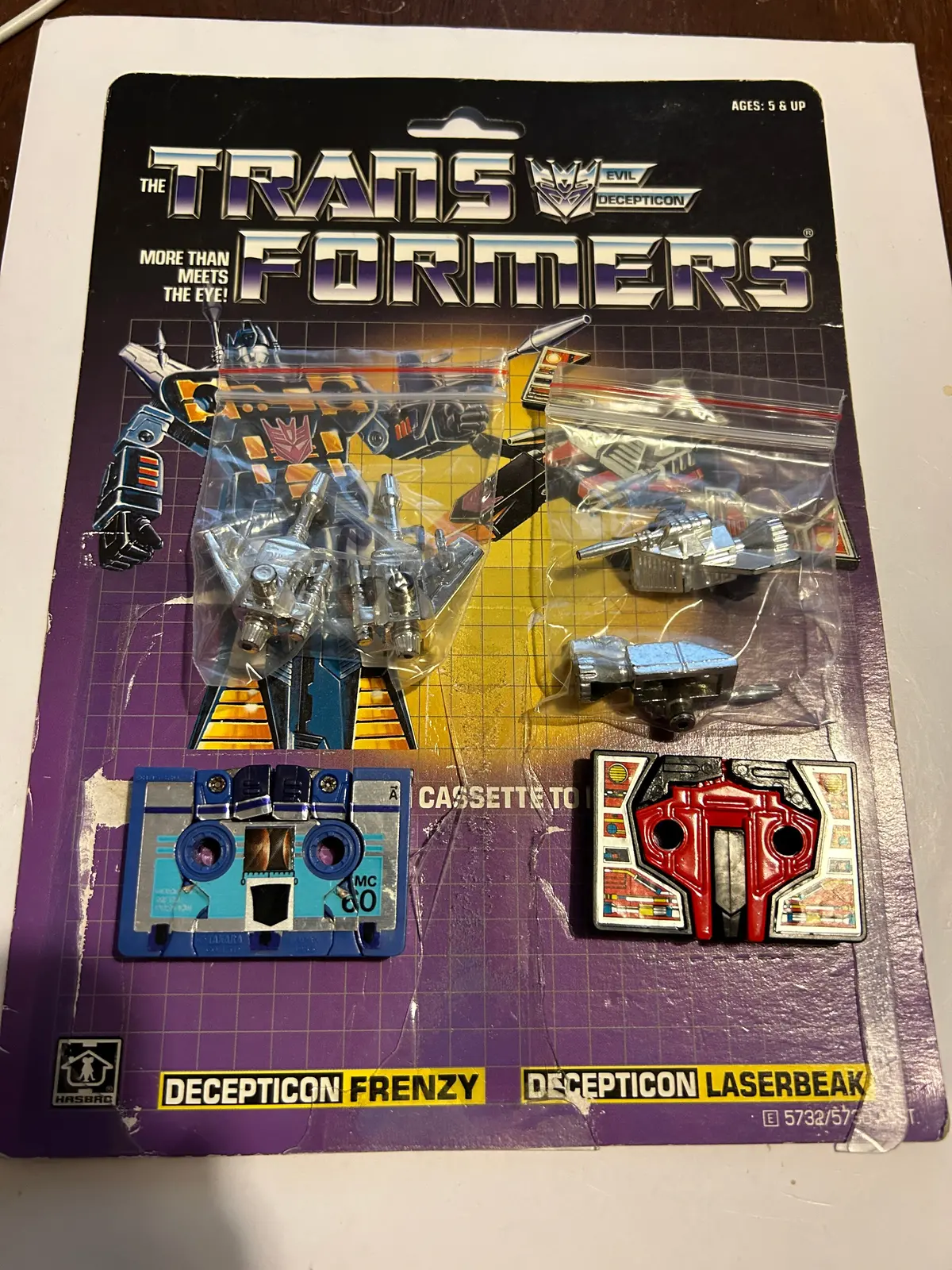 Tf G1 Frenzy / Laserbeak 1