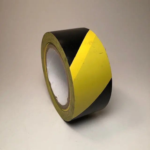 Safety Tape - 2" - Blk/Yellow 1