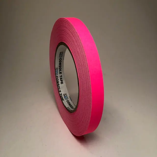 Paper Tape - 1/2" - Neon Pink 1