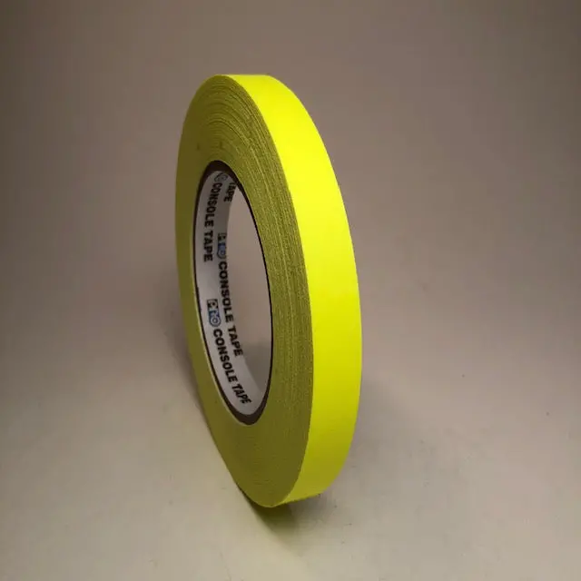 Paper Tape - 1/2" - Neon Yellow 1