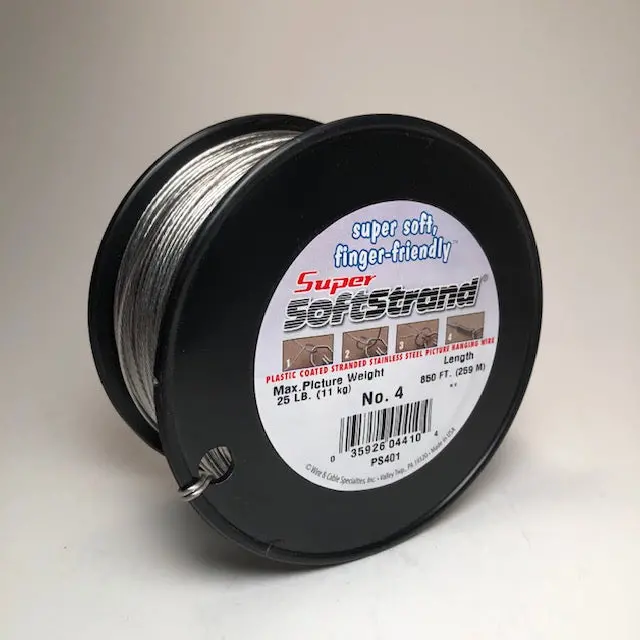 Picture Hanging Wire - #4 Coated - 850Ft Spool 1