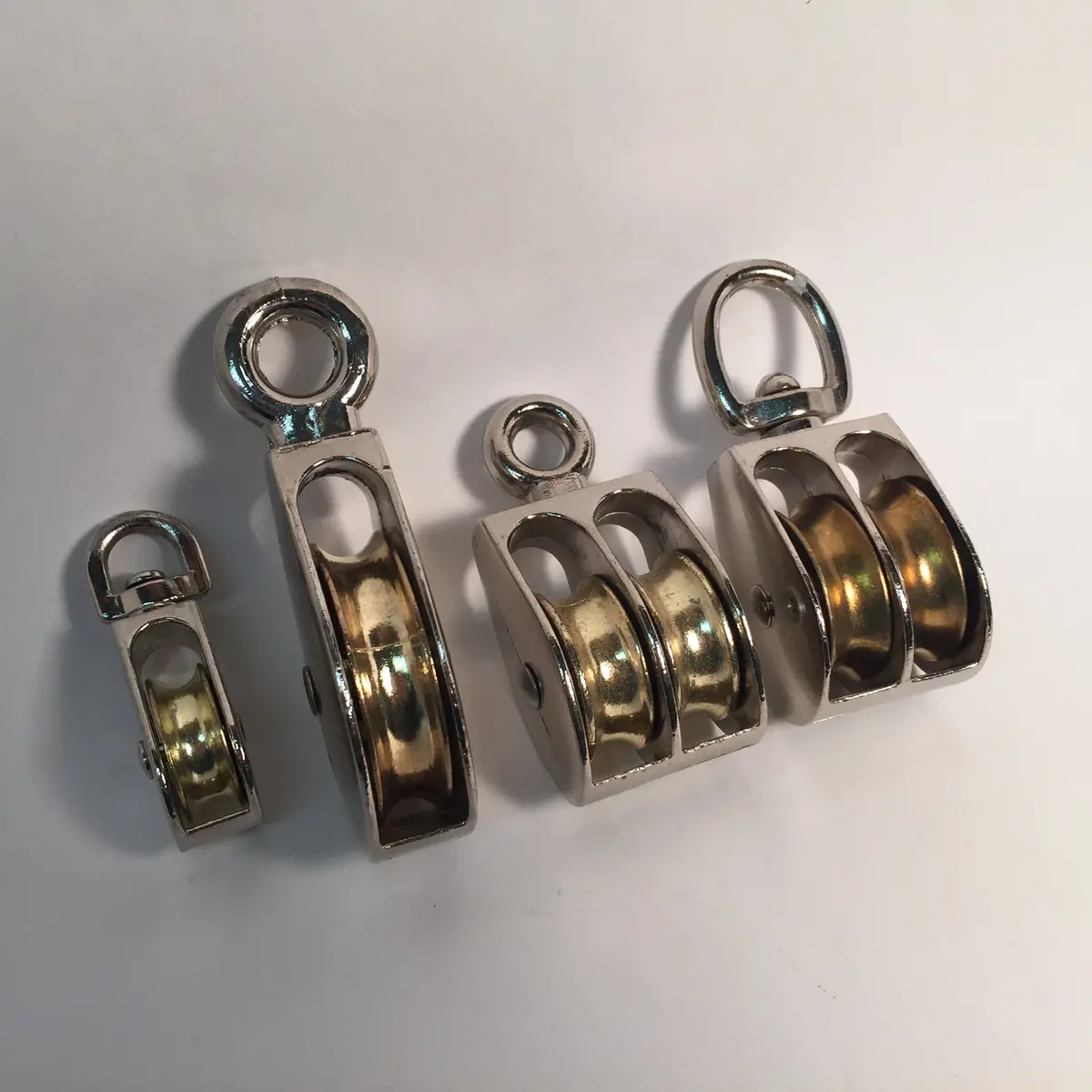 Pulley - Double  - Solid Eye - 1 1/4" 1