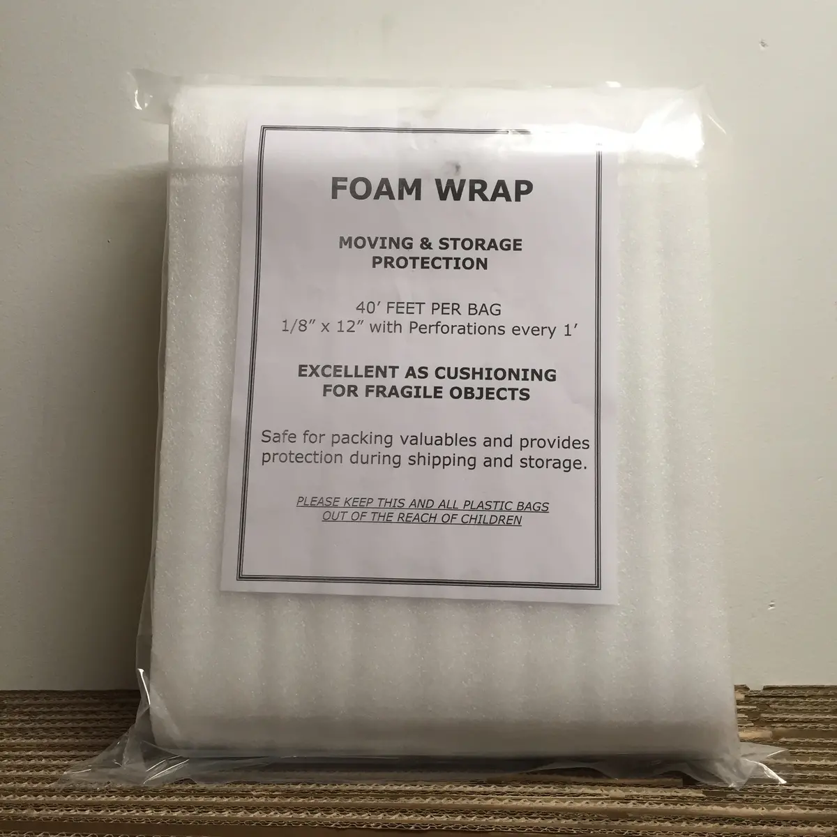 Foam - Protect And Pack - 12' X 40' 1