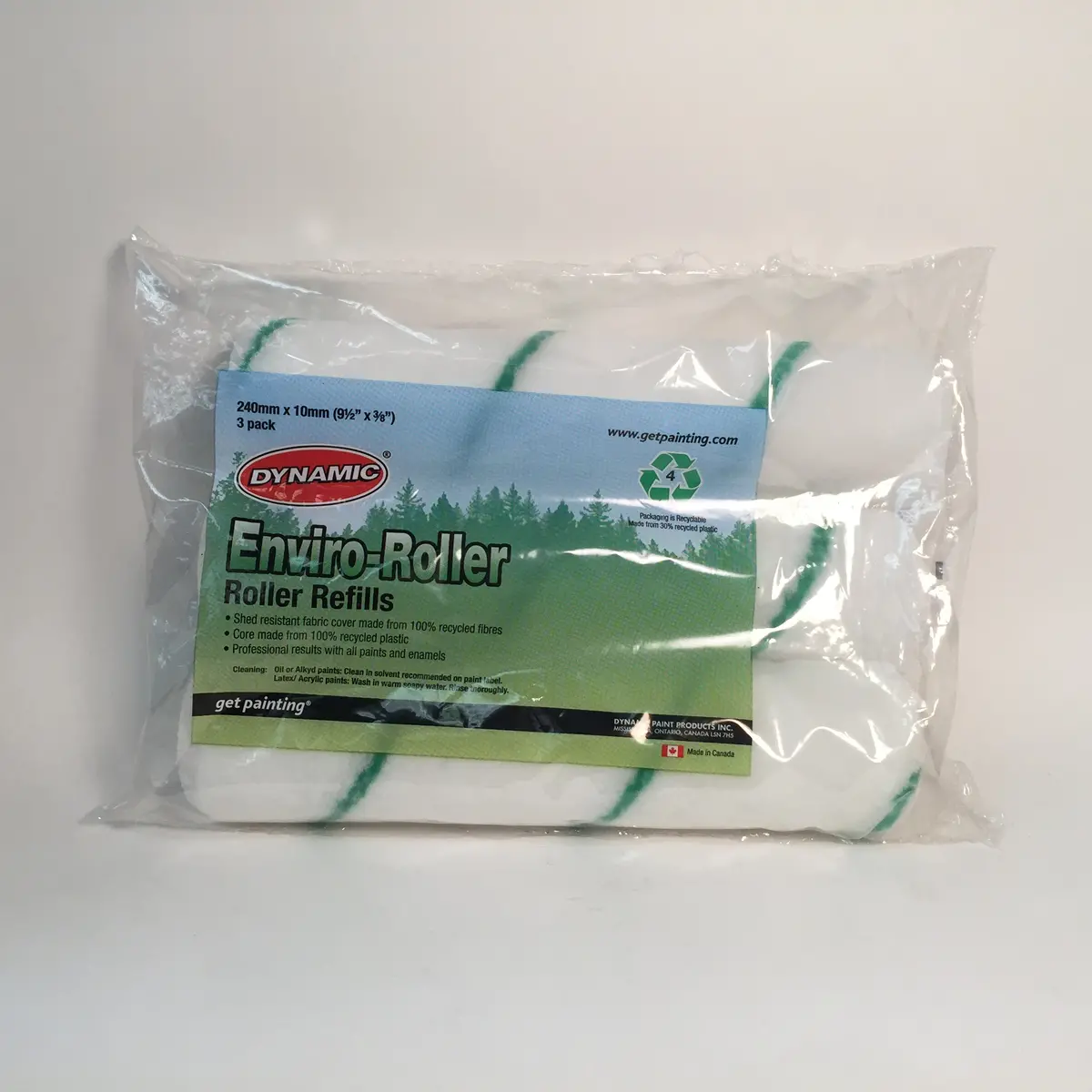 Paint Roller - 9.5" Enviro Roller-  3 Pack 1