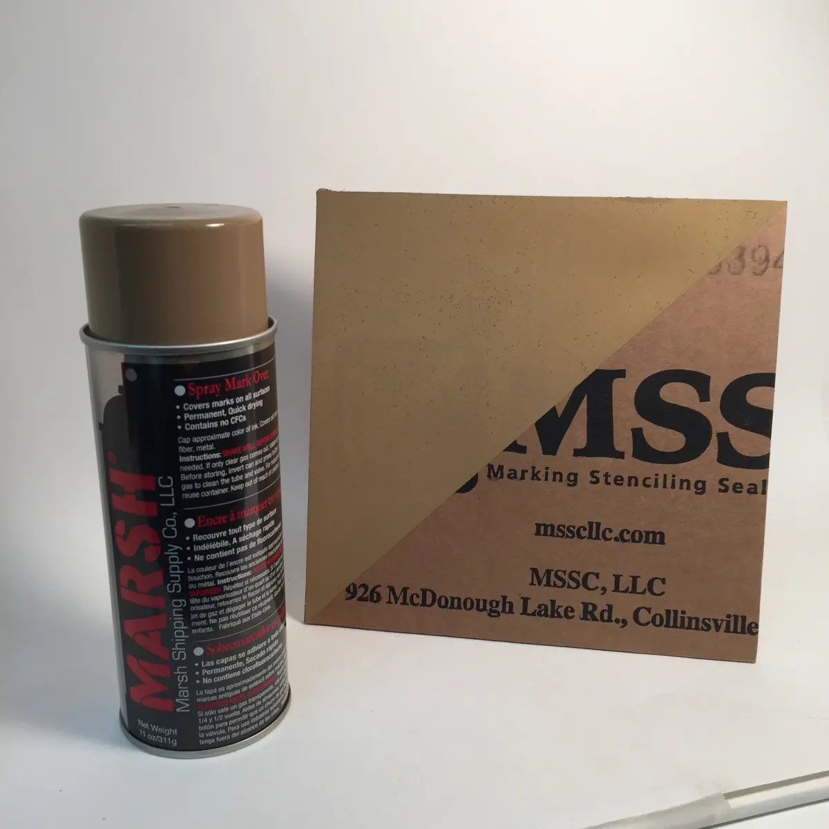 Cardboard Box Paint - Marsh 1