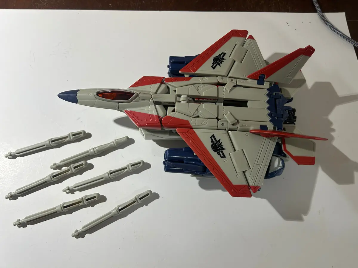 Tf Movie 1 Starscream Voyager (G1 Colors Target Excl) 1