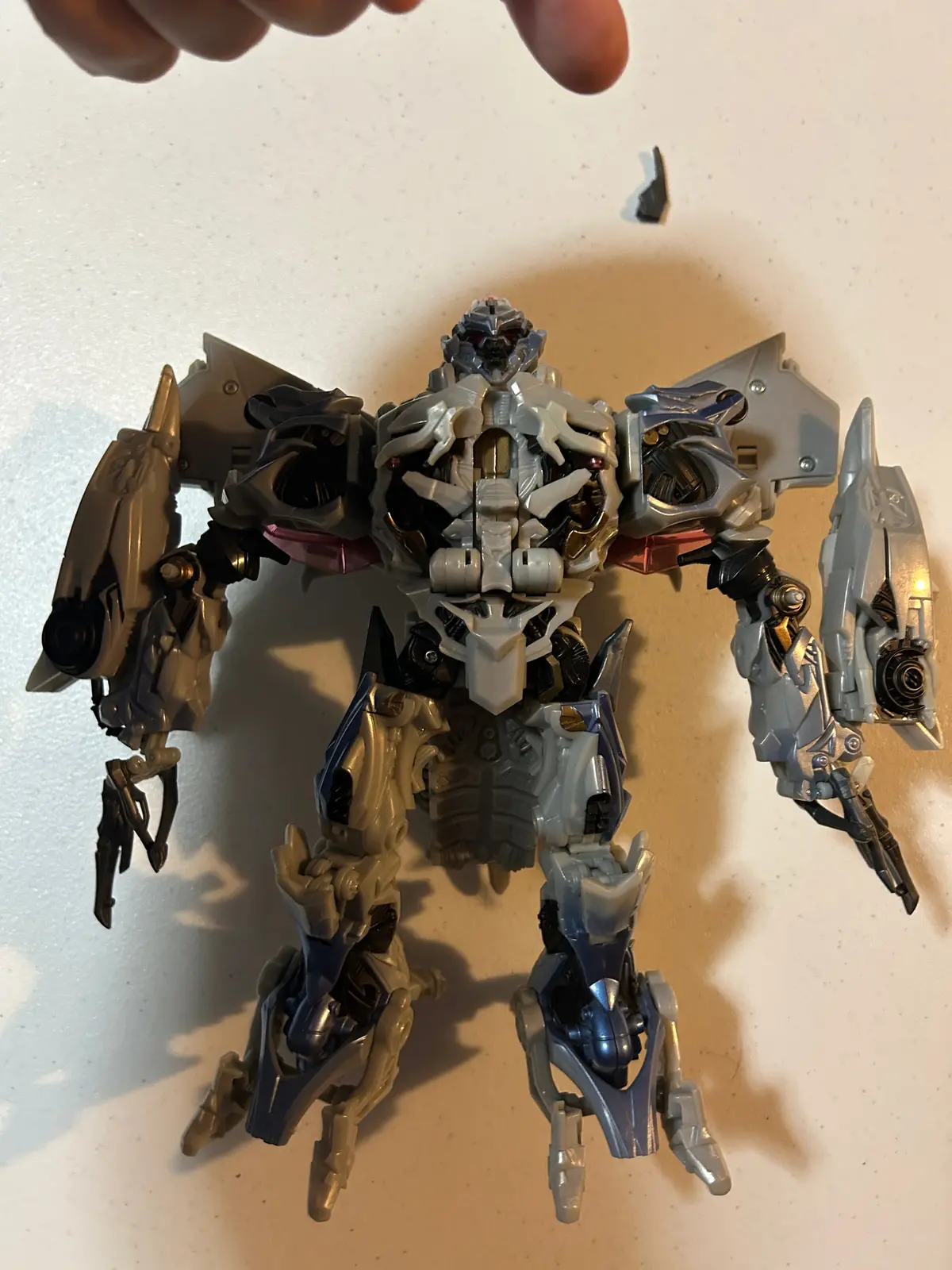 Tf Movie 1 Megatron Leader Broken 1