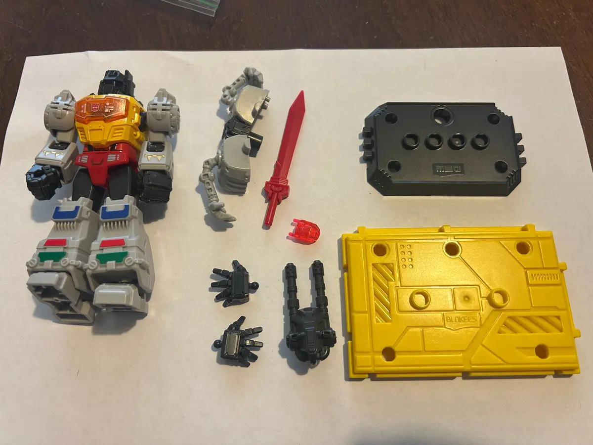 Tf Blokees G1 Grimlock Robot Metallic 1
