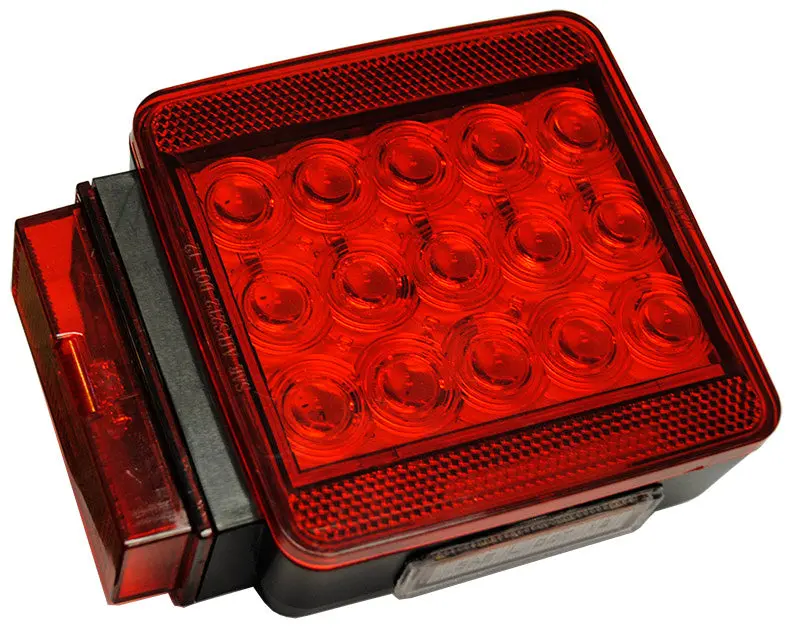 Square Trailer Stop/Turn/Tail Led Light 1