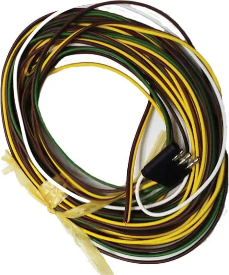25' Trailer Harness With 4 Pole Flat Connector 1