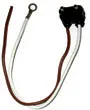 6" , 2 Wires Harness With 2 Contact Male Plug 1
