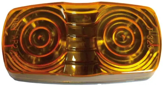 Led  Marker Lamp Snap On Lens (4" W X 2" H ) 1