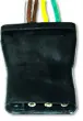 Straight 4 Way Flat Connector With 12" Harness 1